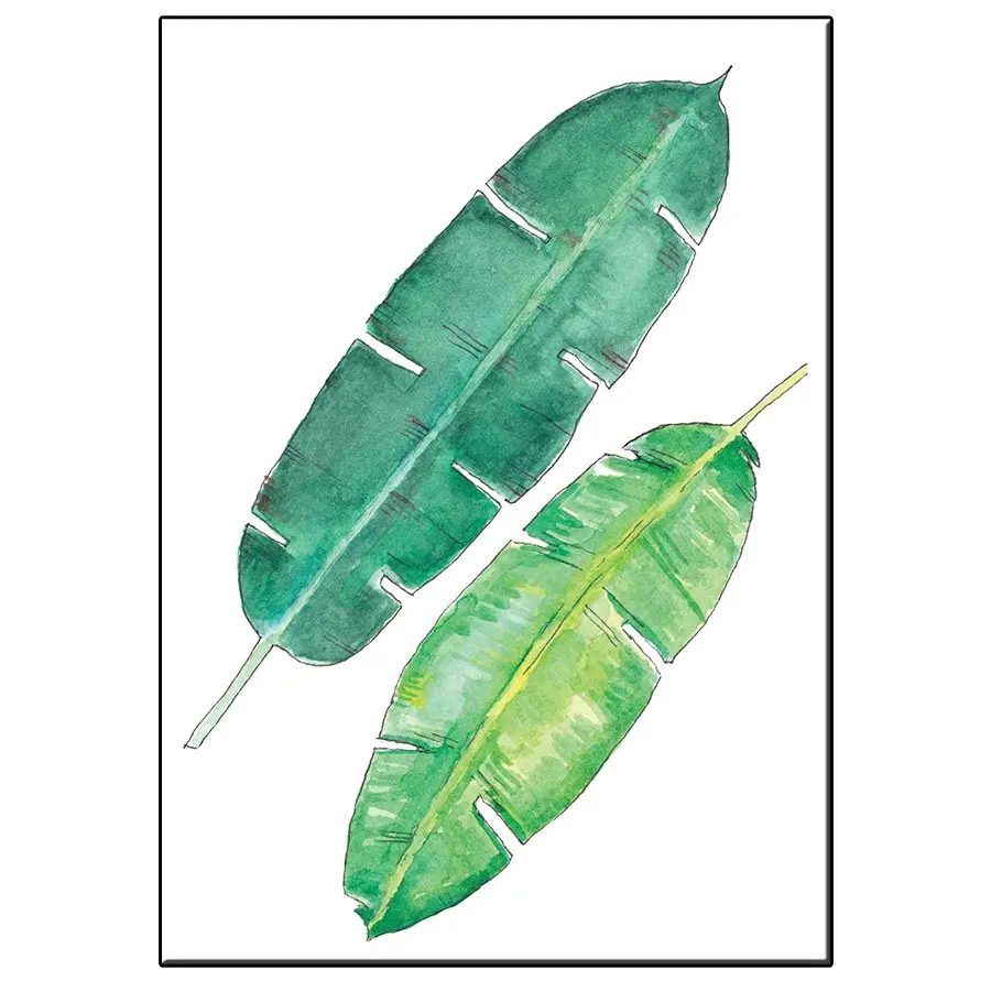 A5 banana leafs card - joyin