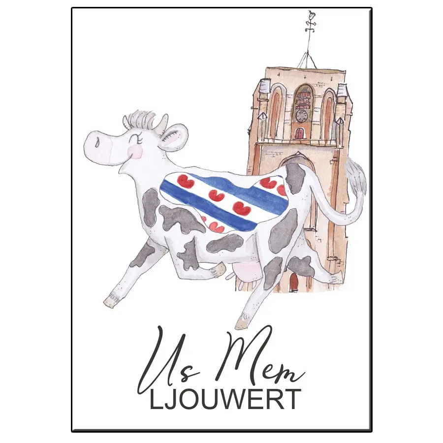 A5 crazy cow us mem ljouwert card