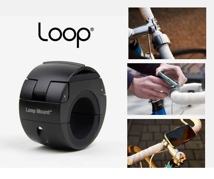 LOOP MOUNT Smartphone bike mount - Black