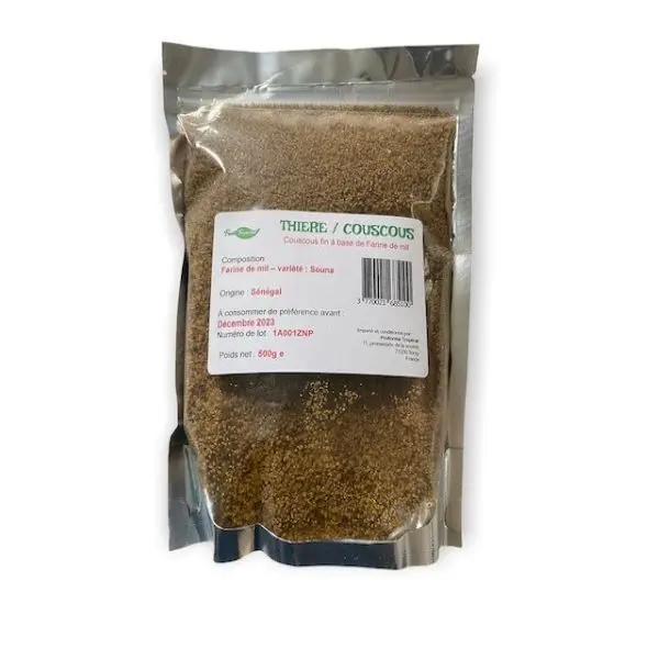 Hirse-Couscous 500g (glutenfrei, ohne Zuckerzusatz, ohne Salzzusatz, ohne Fettzusatz, ohne Konservierungsstoffe)