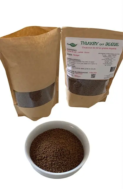 Thiacry (Dégué) – 500 g (glutenfrei, ohne Zuckerzusatz, ohne Salzzusatz, ohne Fettzusatz, ohne Konservierungsstoffe)
