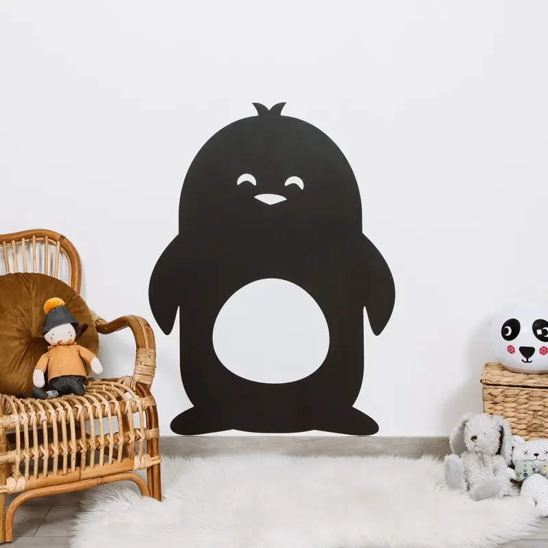 Magnetic Board - Penguin - Magnetic wall decoration for children, no drilling required & modular - Educational & Creative