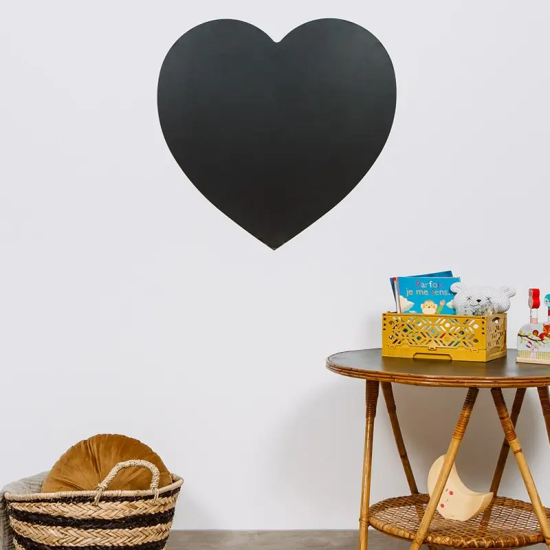Magnetic Board - Heart - Magnetic wall decoration for children, no drilling required & modular - Educational & Creative