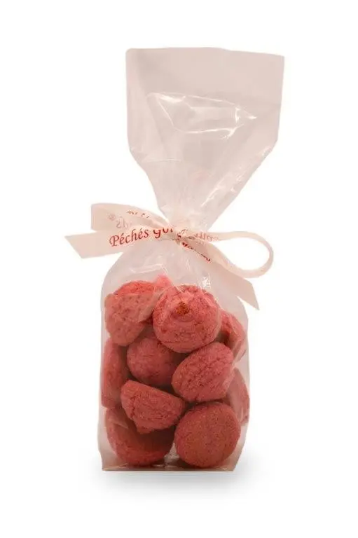 Raspberry macaroons - 200g bags