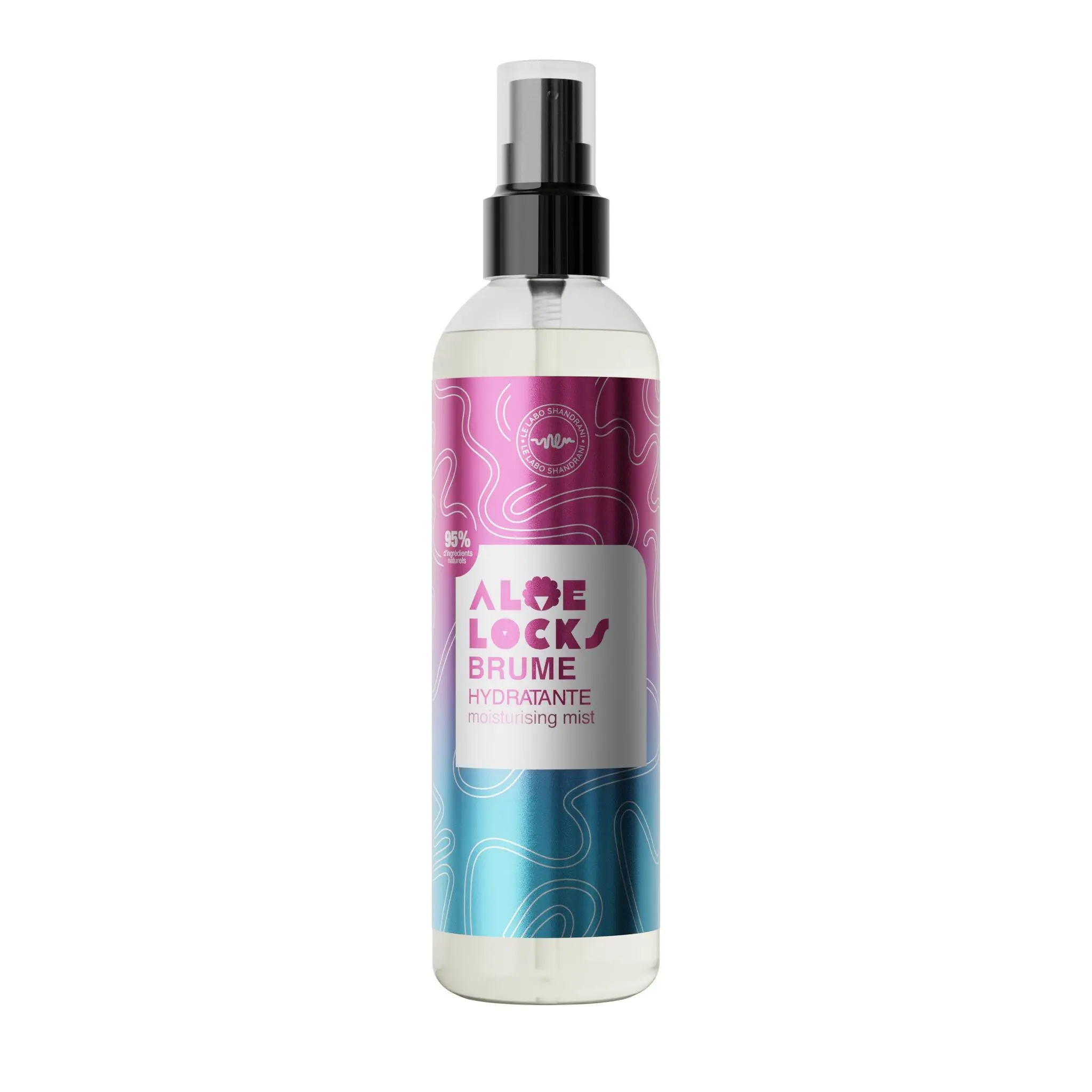 Feuchtigkeitsspendender und erfrischender Nebel – ALOE LOCKS – 250 ml – 95 % natürliche Inhaltsstoffe