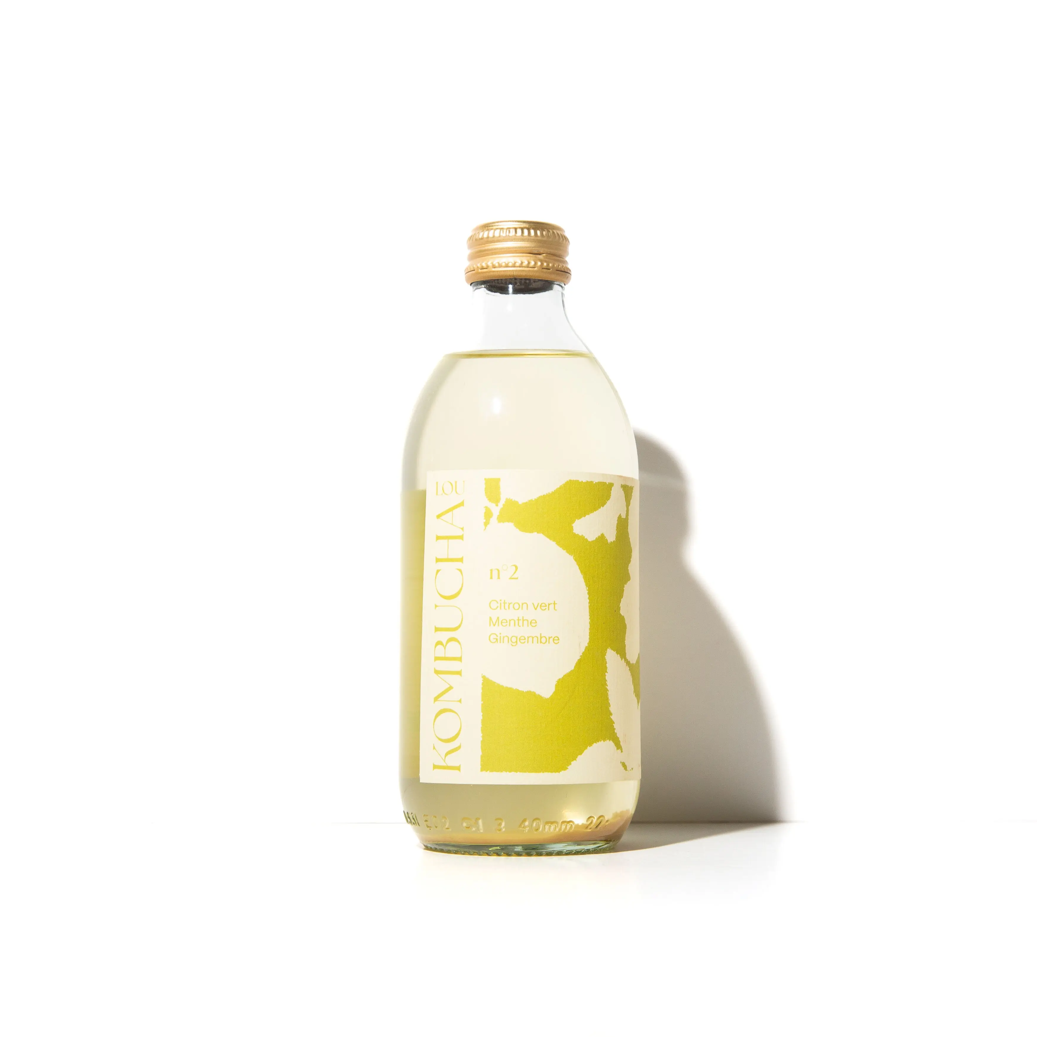 Lou Kombucha n°2 - Citron vert, Menthe, Gingembre 50cl