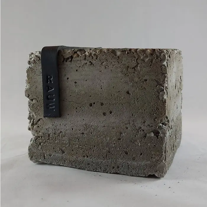 Raw Concrete Design Tischlampe Industrial Cement - Schwarz (12x12x10cm)