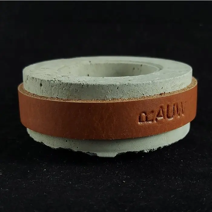Raw Concrete Design Waxine/Teelichter Industrial - Cognac