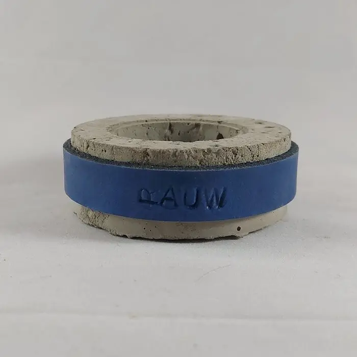 Raw Concrete Design Waxine/Teelichter Industrial - Blau