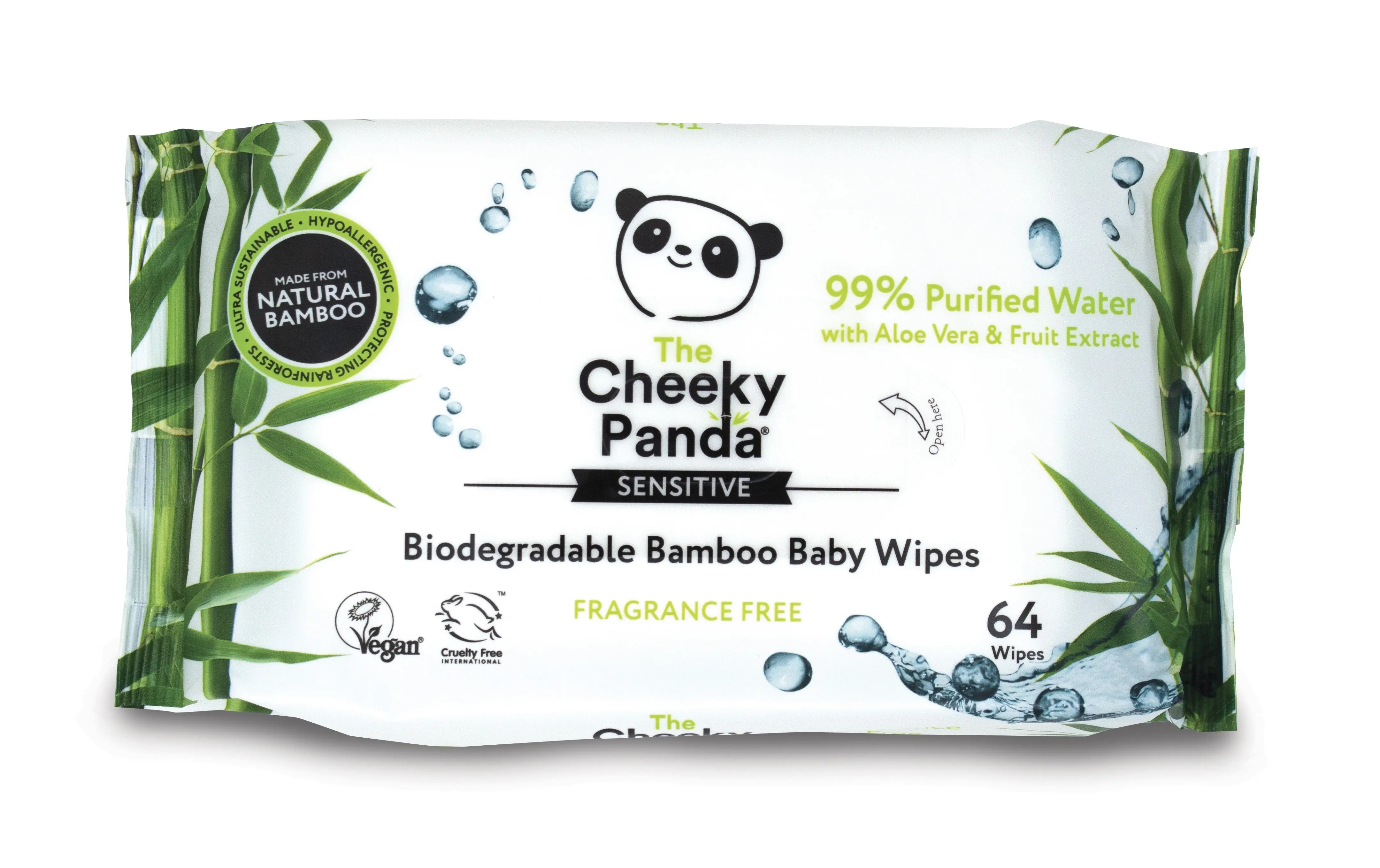 Biologisch abbaubare Babytücher | 12 Packungen