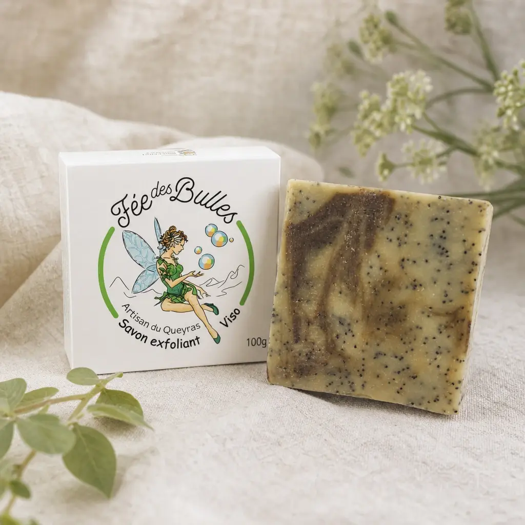 jabón exfoliante viso