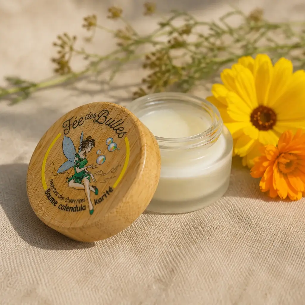 bálsamo de caléndula y manteca de karité 15 ml