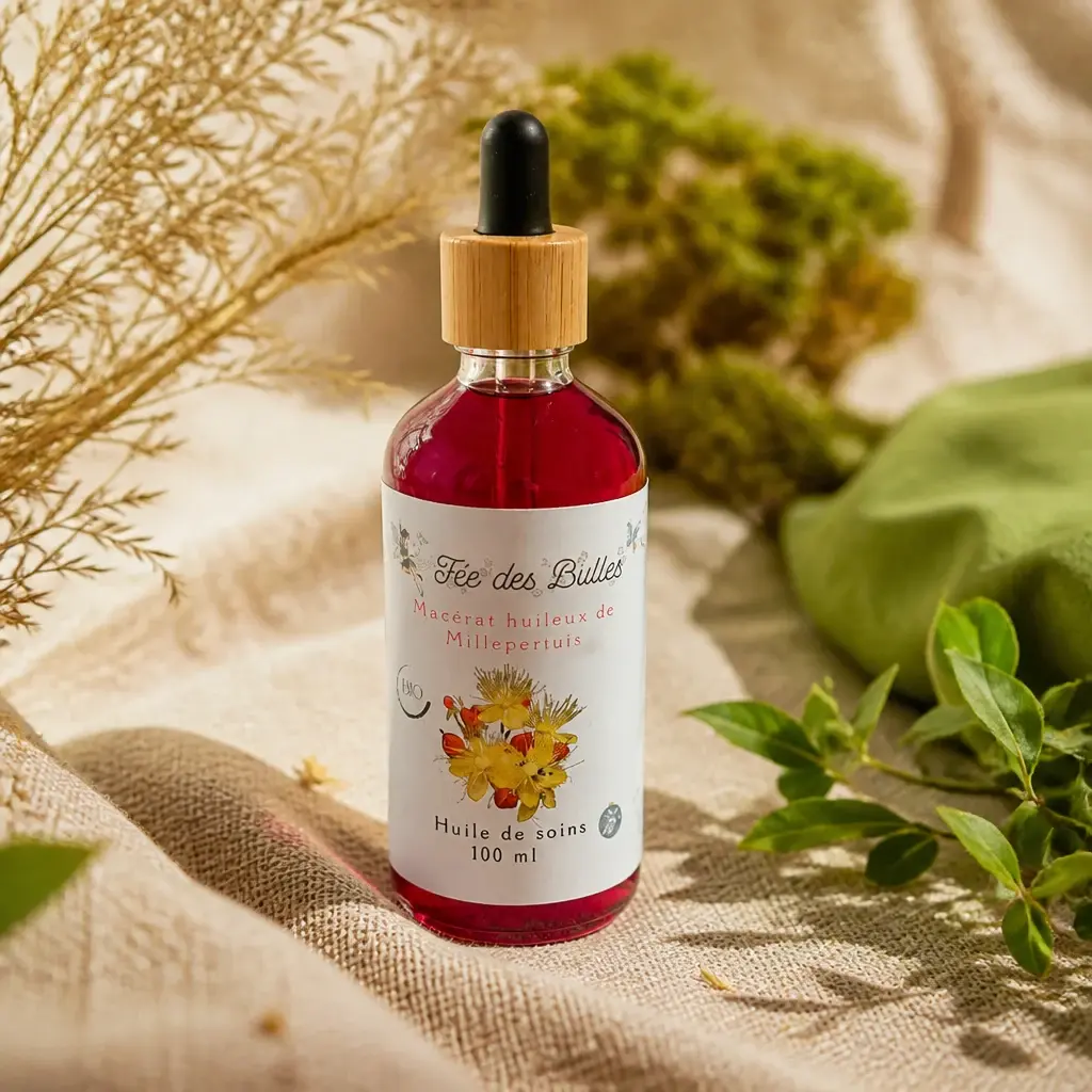 Aceite para el cuidado de la hierba de San Juan
