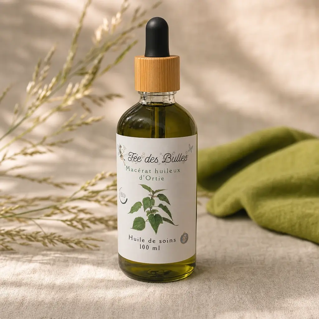 Aceite para el cuidado de la ortiga