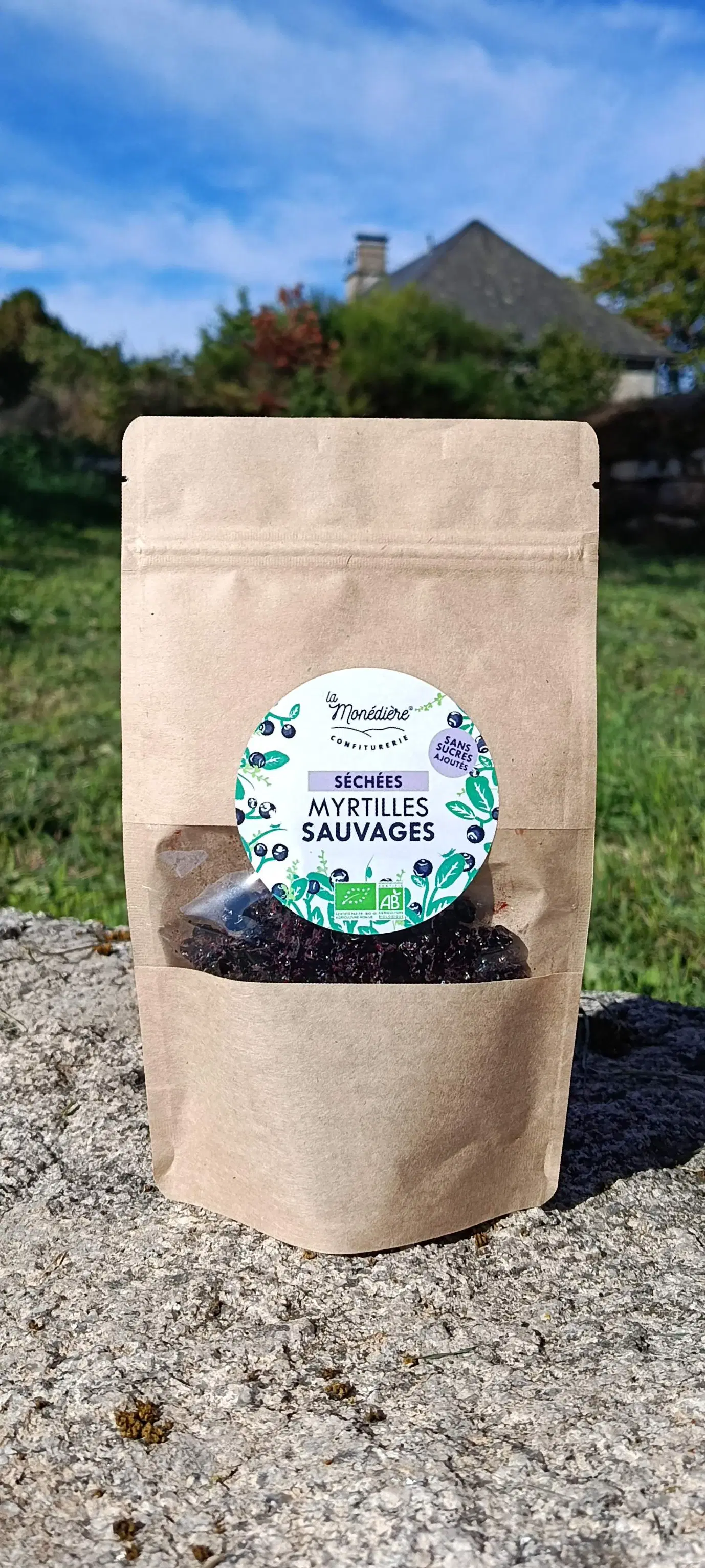 Dried wild blueberries 115 g