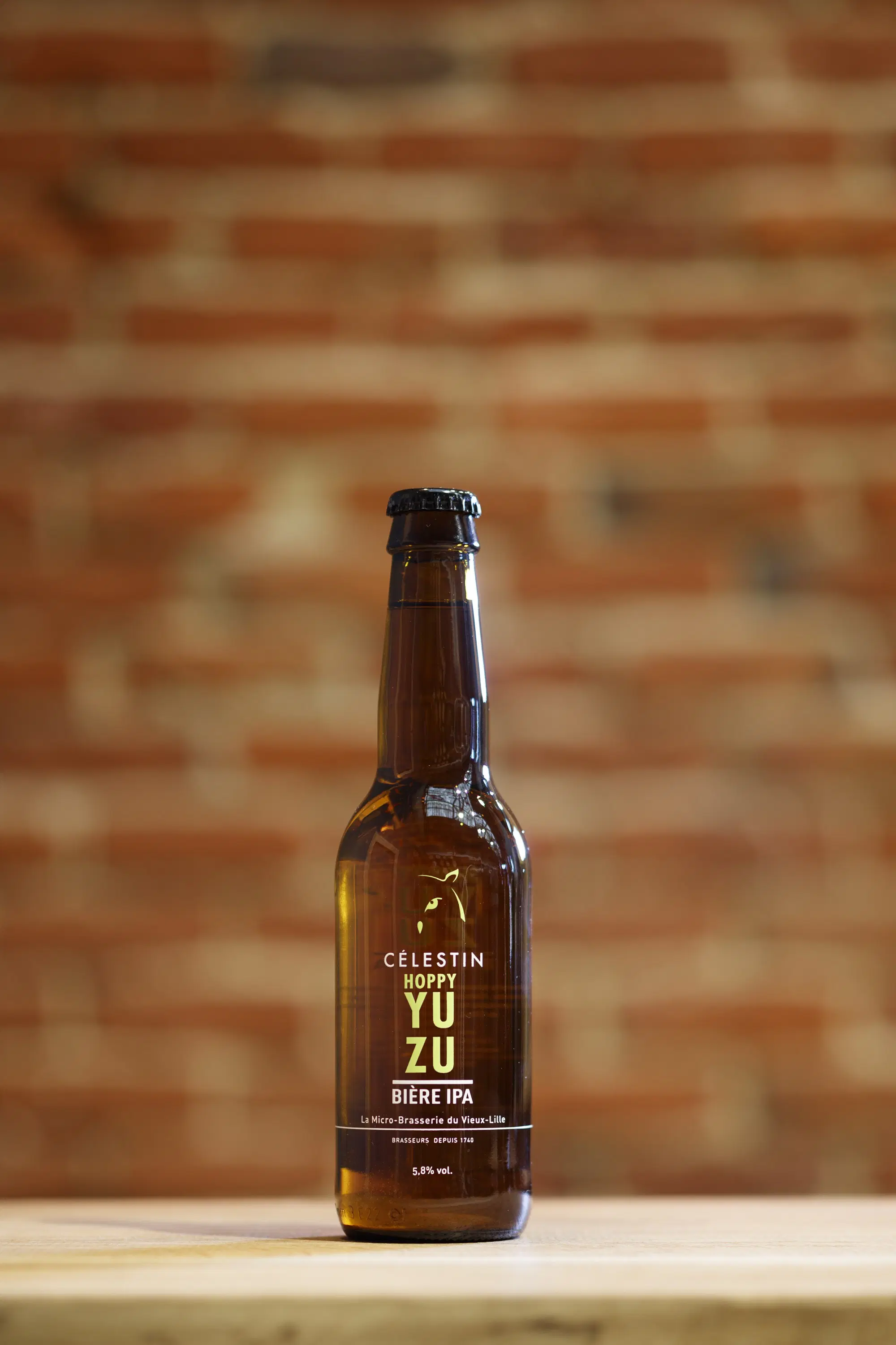 HOPPY YUZU Organic IPA beer with yuzu at 5.8% Vol. 33cl