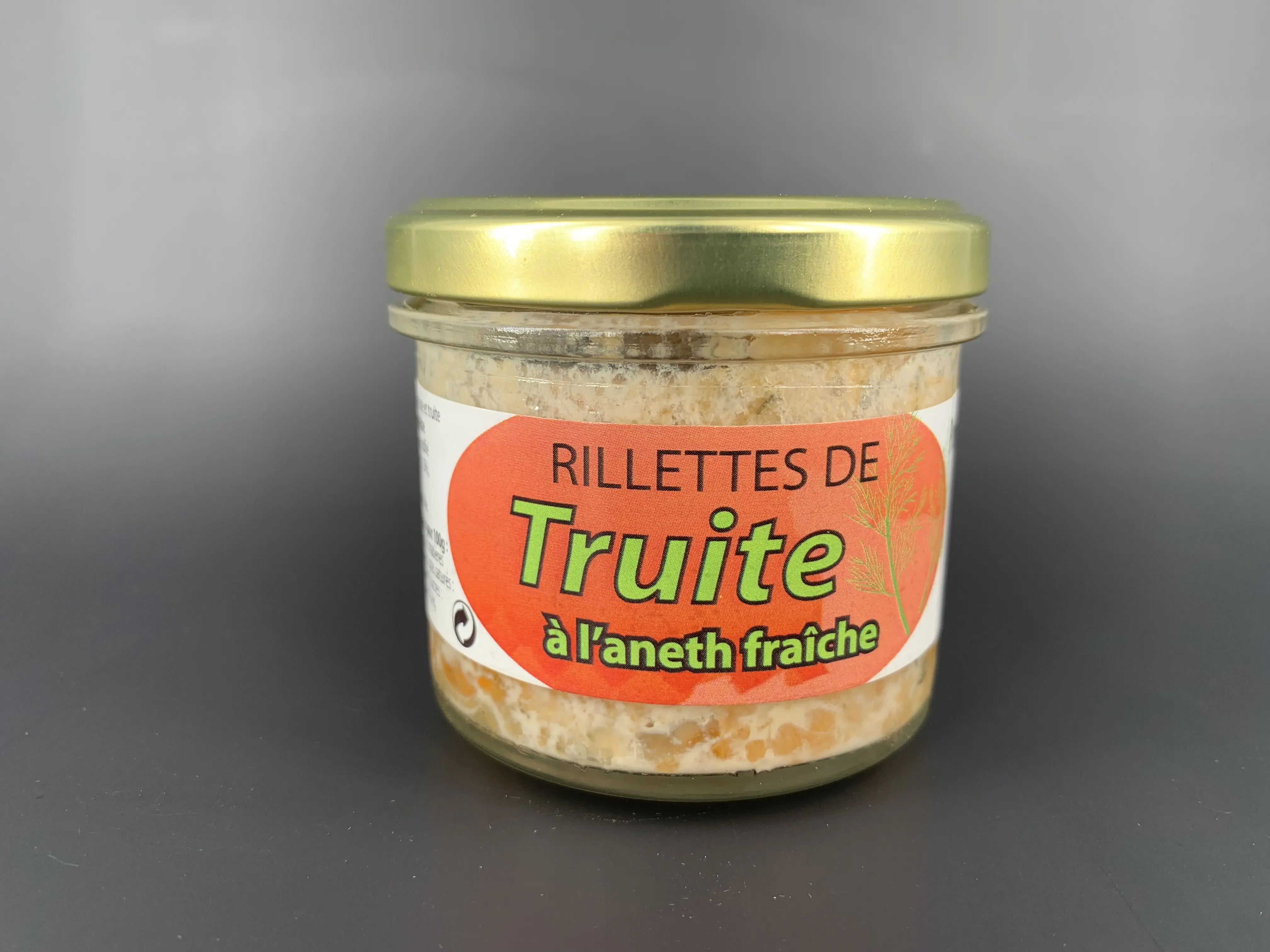 Rillettes de trucha con eneldo