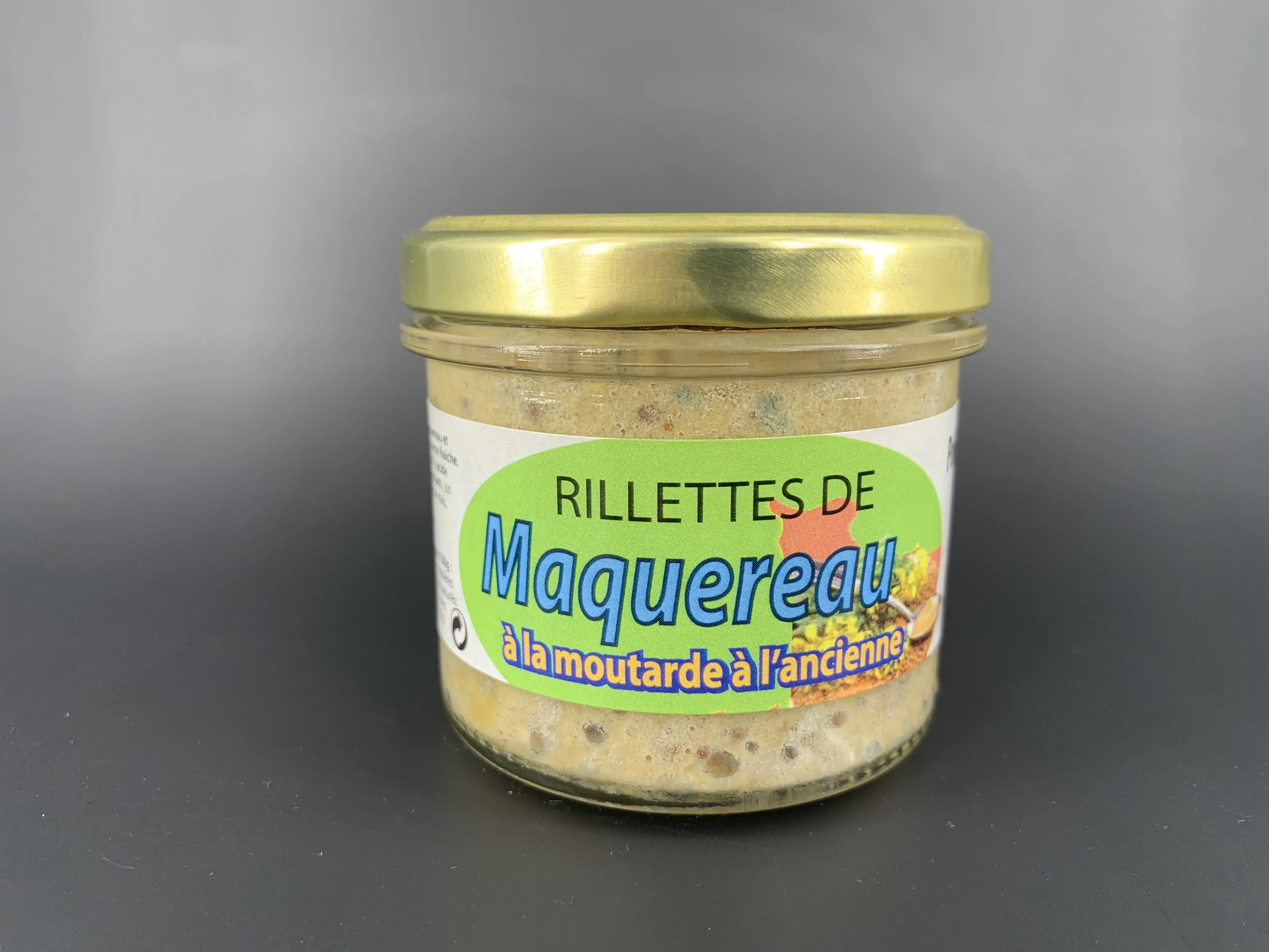 Rillettes de caballa a la mostaza