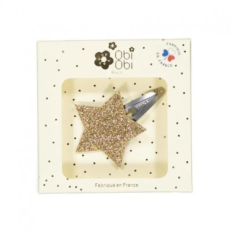 Golden Star Hair Clips (Set of 6)