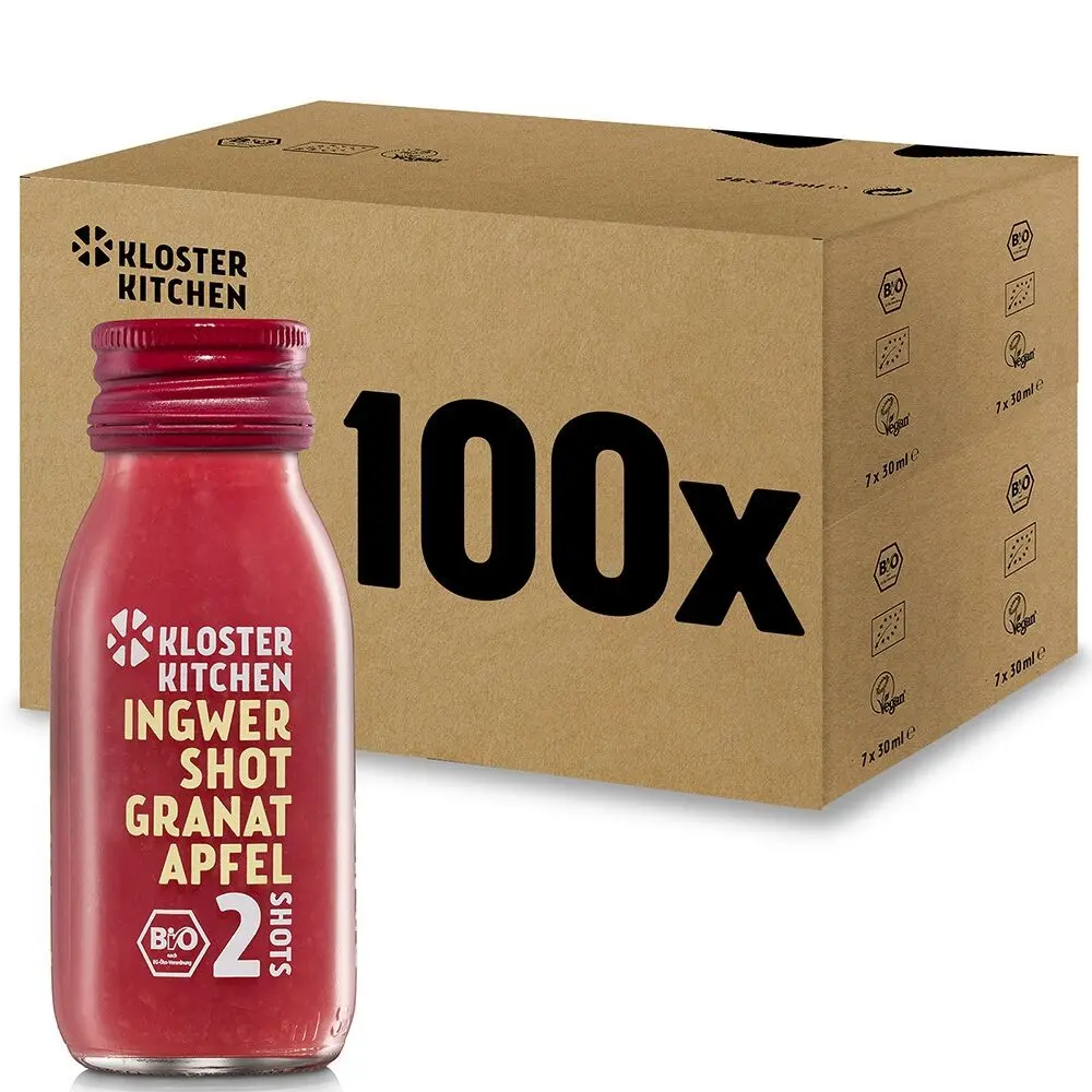 BIO Ingwer Shot Granatapfel 2SHOTS 60 ml