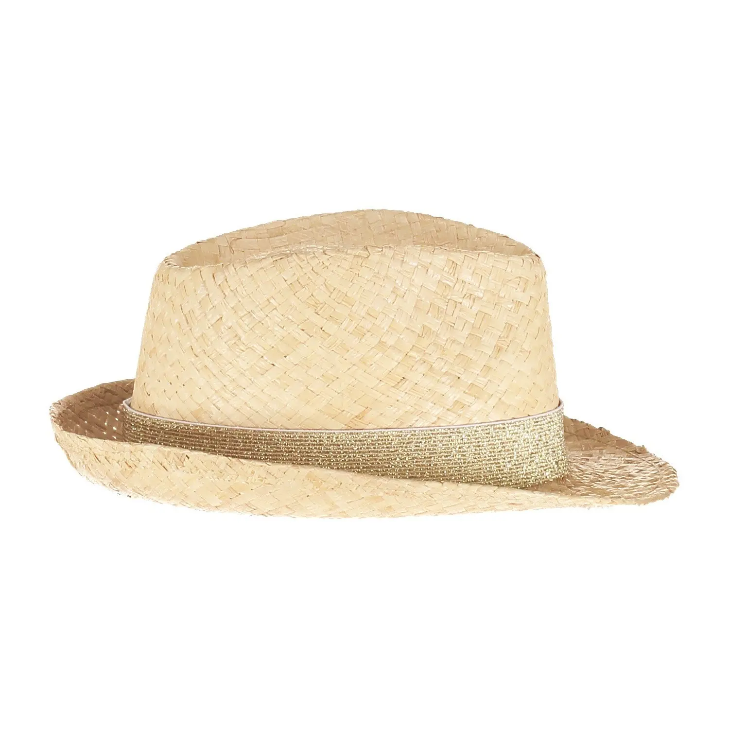 Set of 2 / Gold Lurex Hat T54