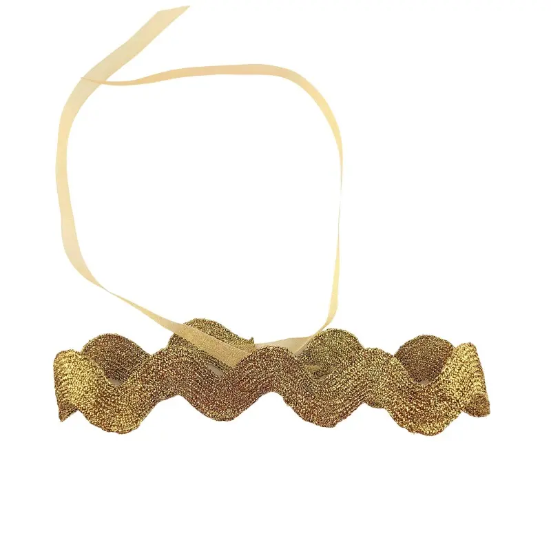 Gold headbands (set of 3)