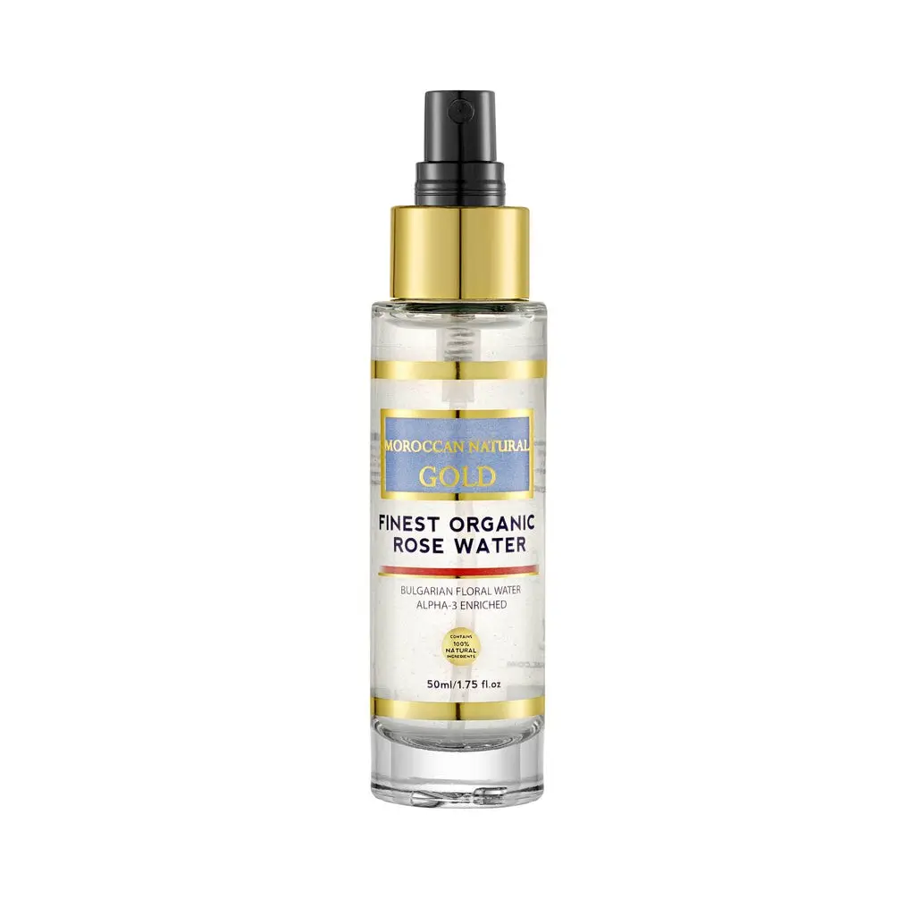 Limited Edition Finest Organic Bulgarian Rose Water Alpha 3 Mineral Enriched 50 ml