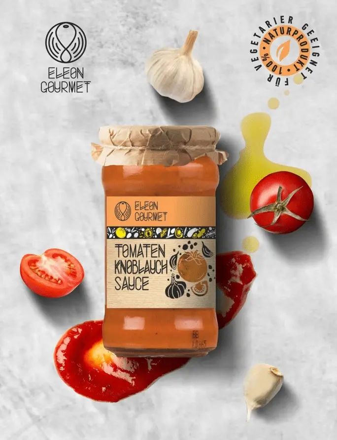TOMATO SAUCE WITH GARLIC 280G