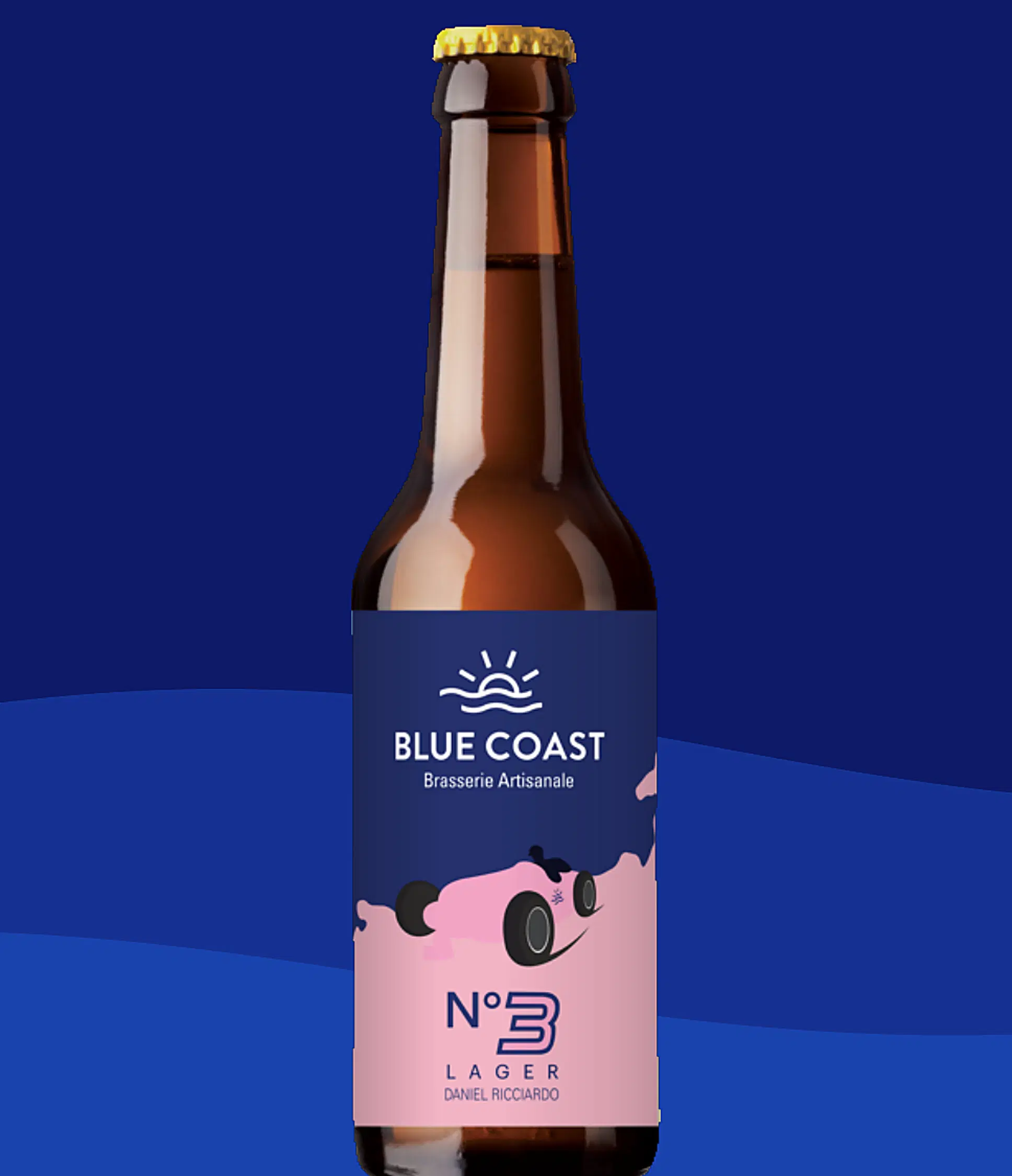 Craft Blondes Bier - Lager -Craft Beer- 33cl Flasche -BIO - 4,4%