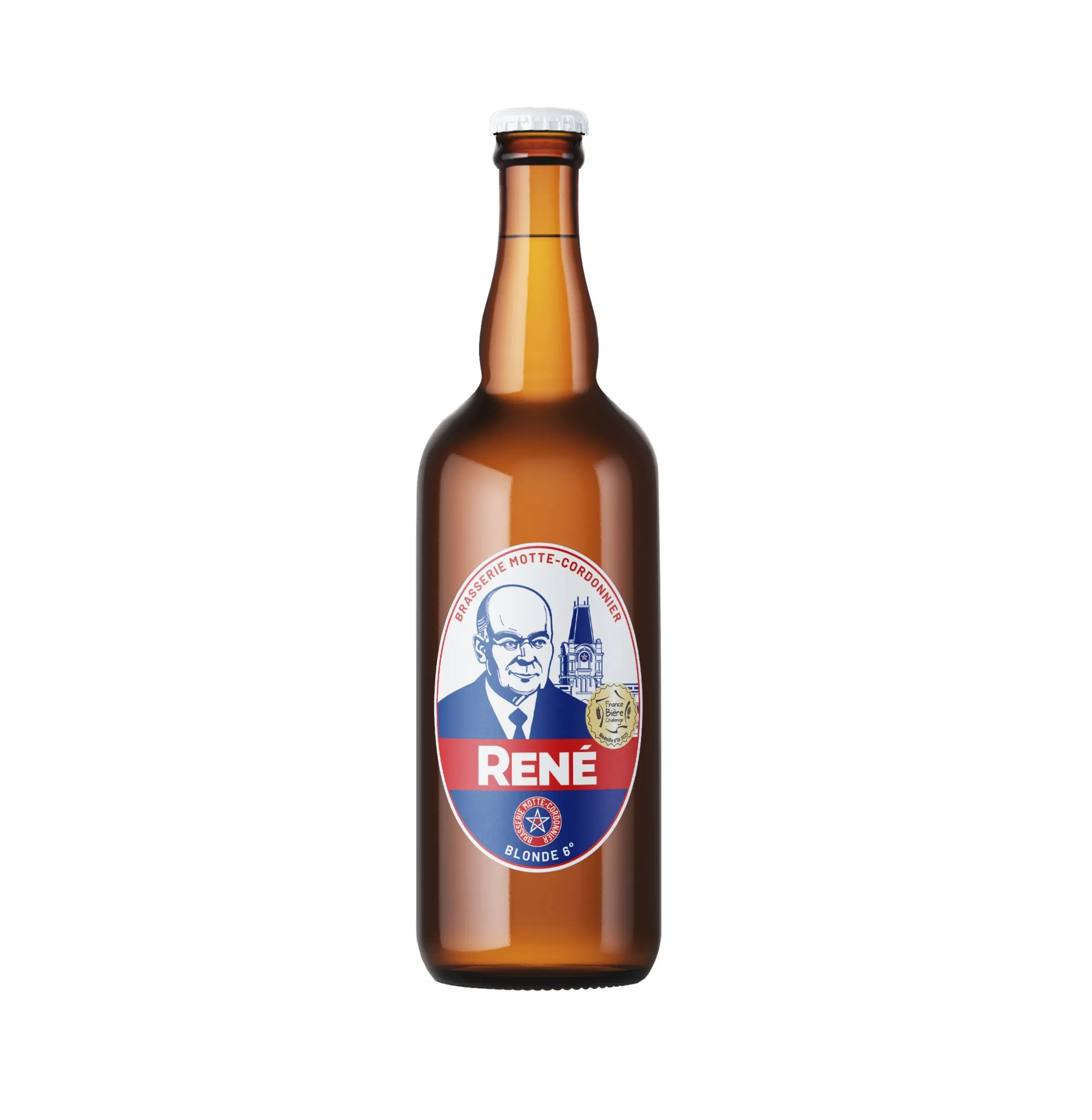 Spezielles Blondes Bier René 6° 75cl