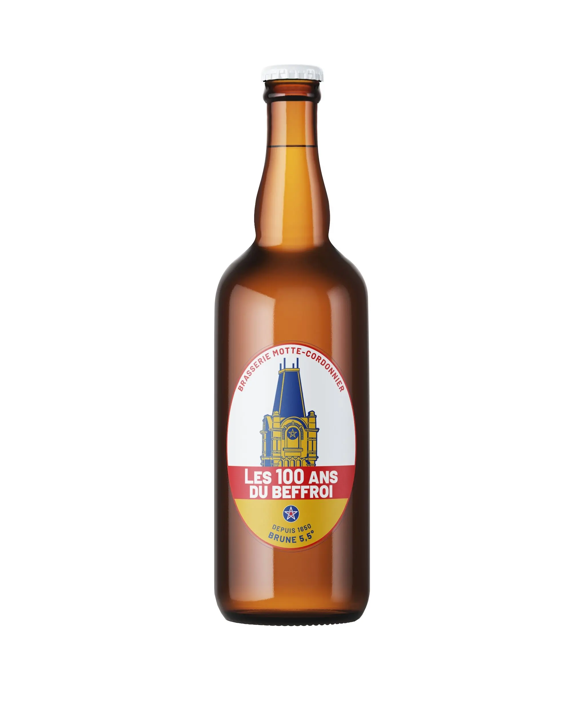 Helles dunkles Bier 100 Jahre altes Bier 5,5° 75cl