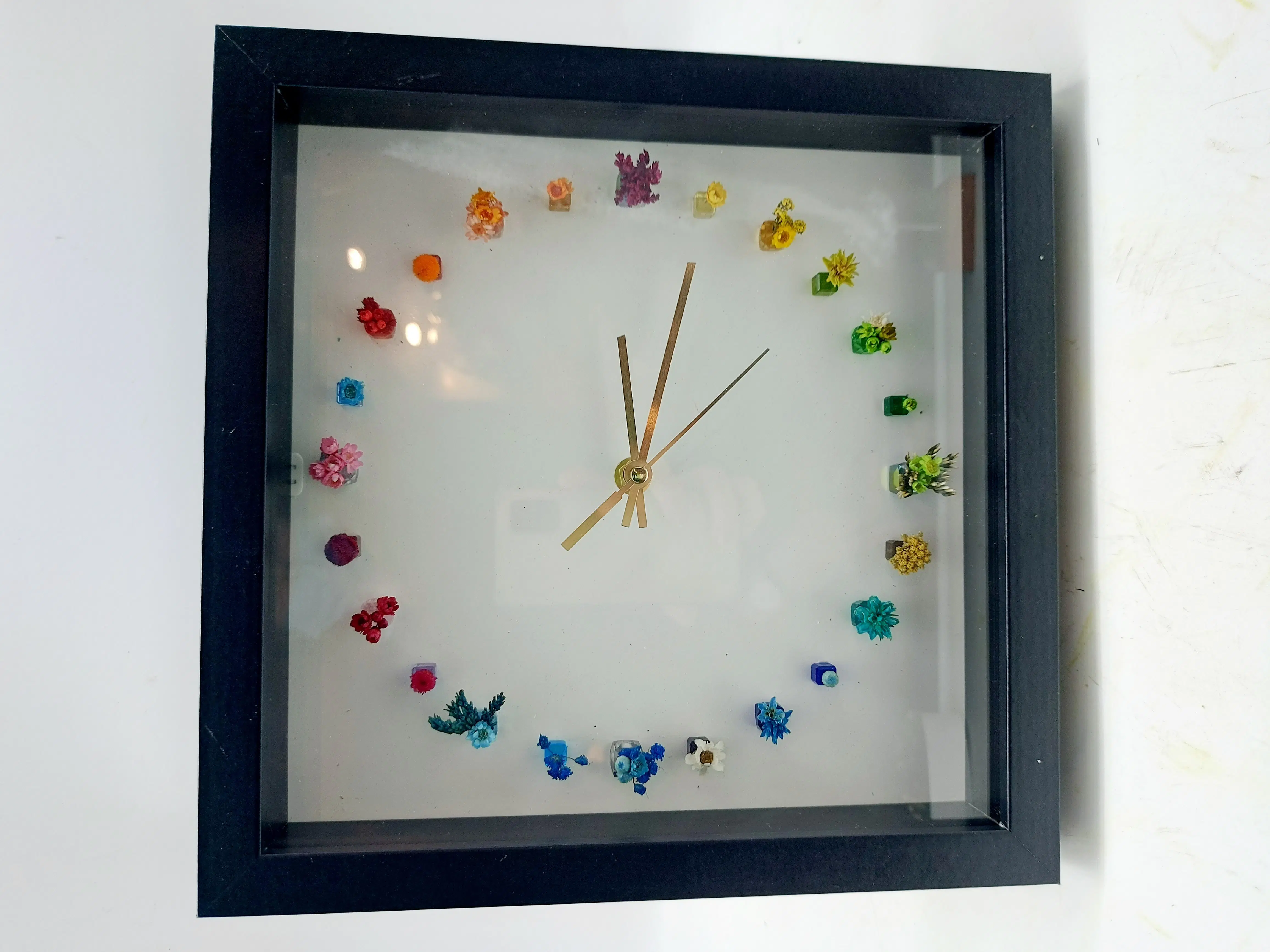 Diamond Stabilized Vegetable Clock