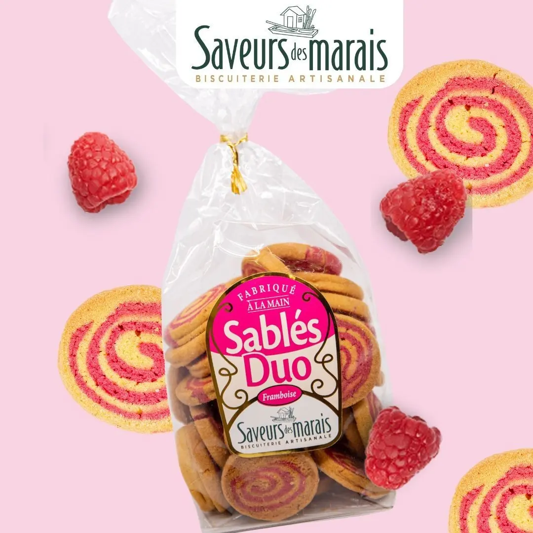 Raspberry-Nature Duo Shortbread: Local Excellence