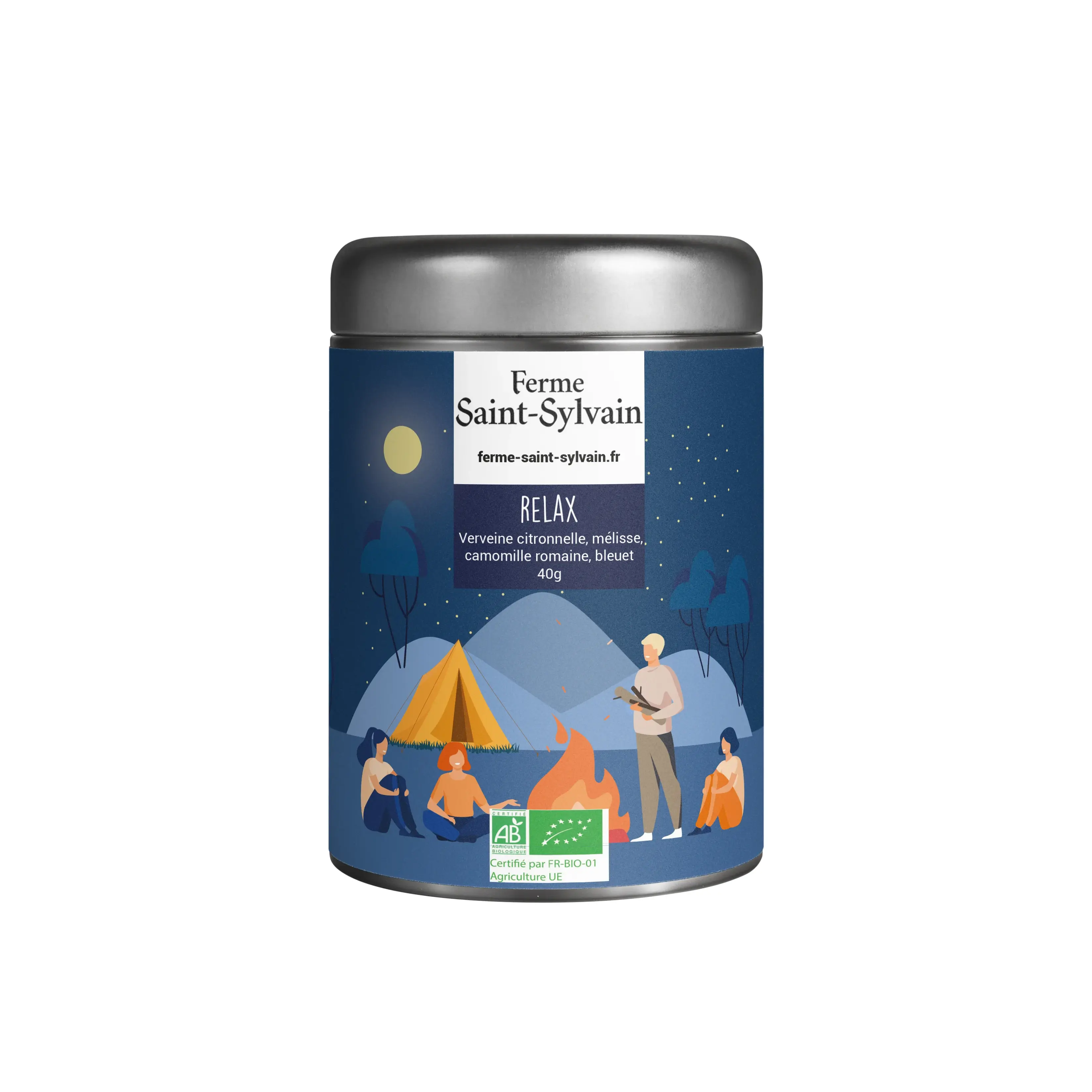 Entspannender Bio-Kräutertee – Sanfter und aromatischer Aufguss – 40 g