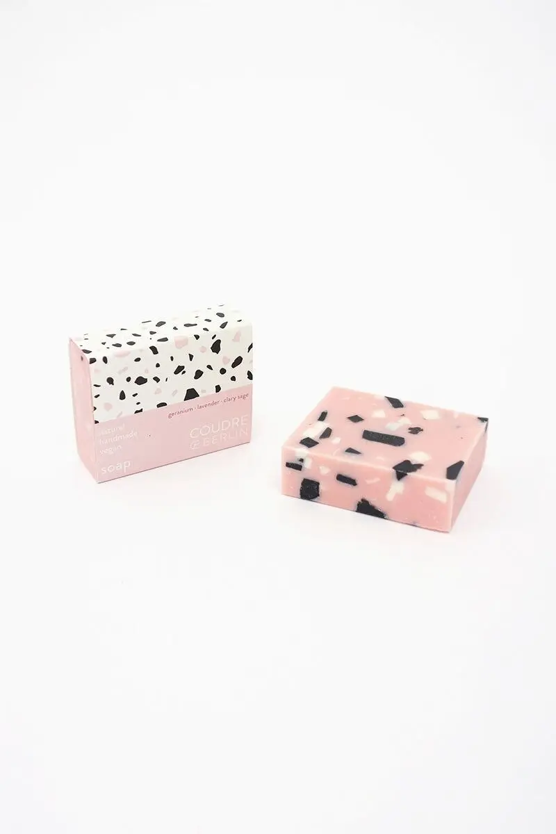 Handmade soap bar rosestone