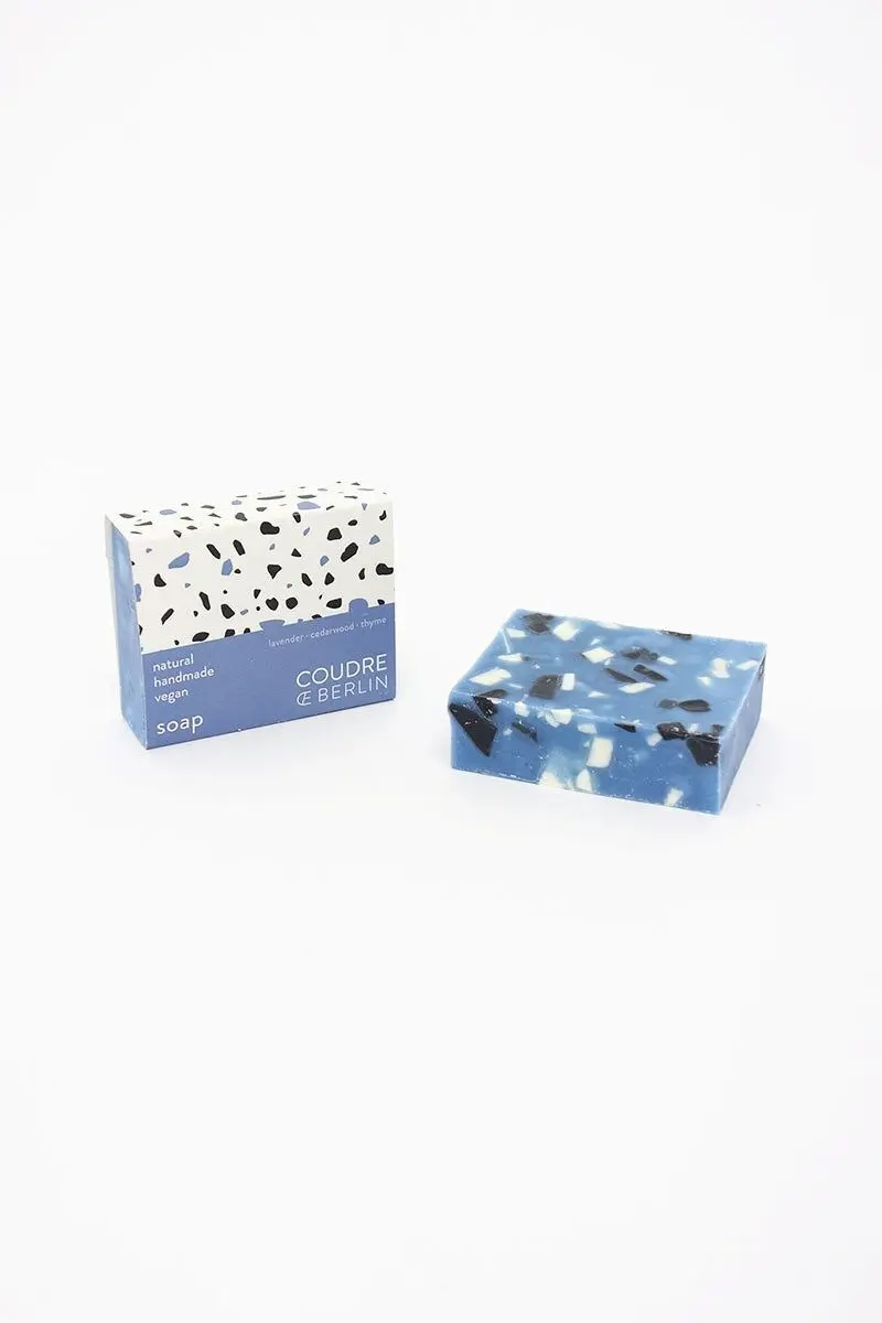 Handmade soap bar bluestone