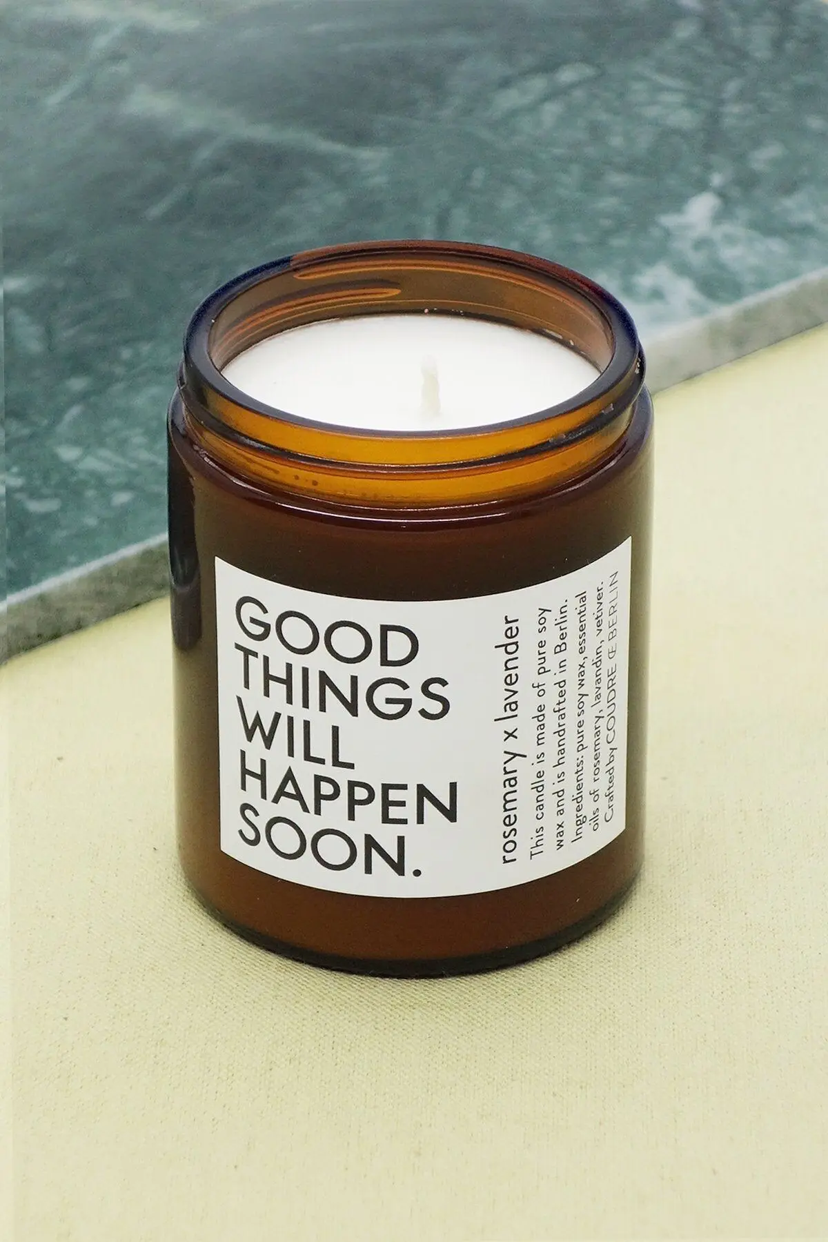 Good things ... Candle rosemary x lavender / ESSENTIALS scented candle