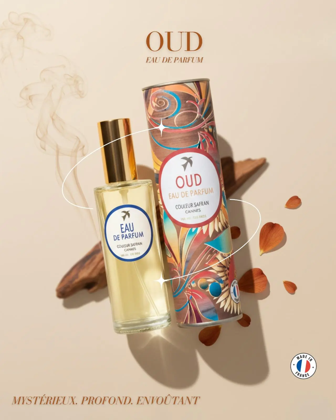 Oud d'Orient Eau de Parfum made in Grasse 100 ml - France / Gift offer