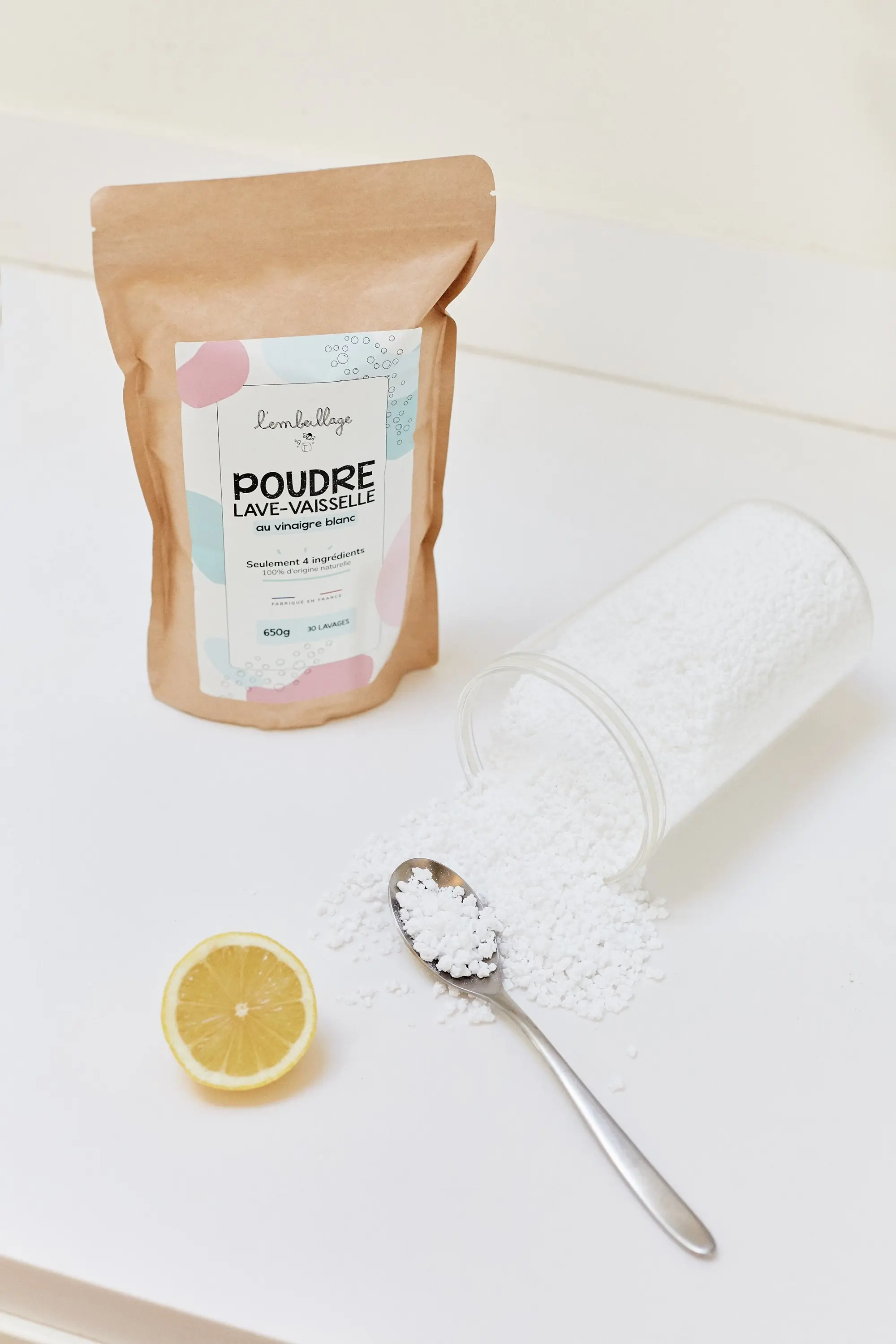 Eco-friendly dishwasher powder