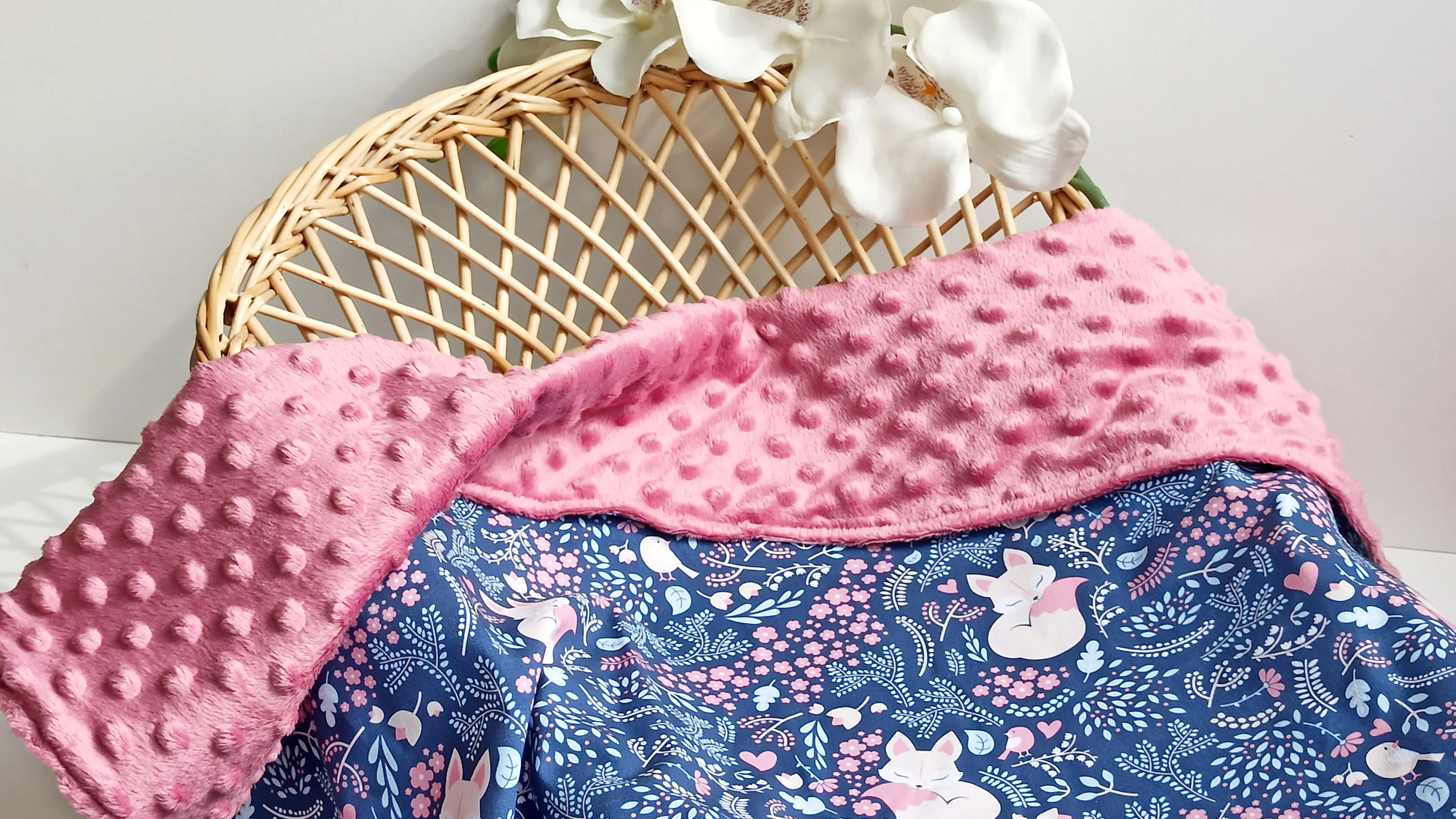Pink Fox Blanket