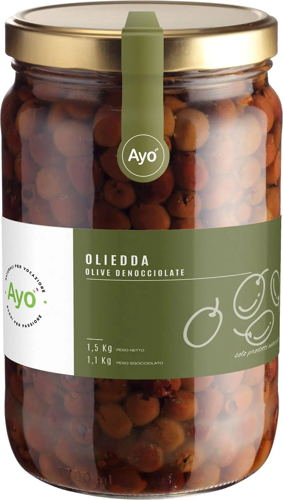 Pitted olives HO.RE.CA