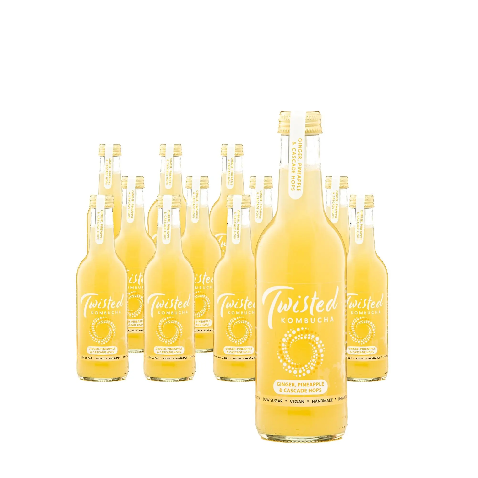 Kombucha Ananas, Gingembre & Houblon Cascade