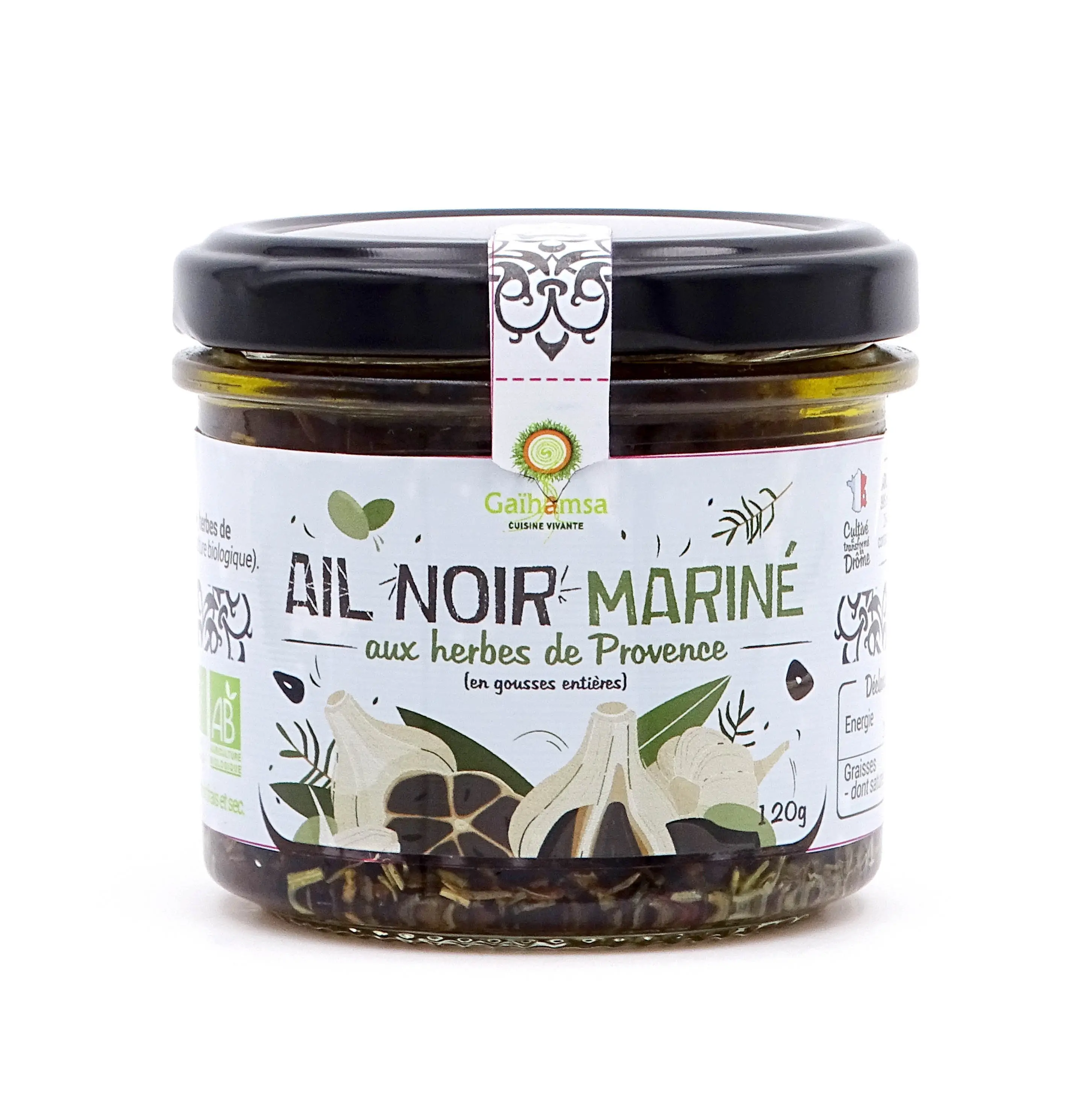 Bio-Marinade mit schwarzem Knoblauch - 90g