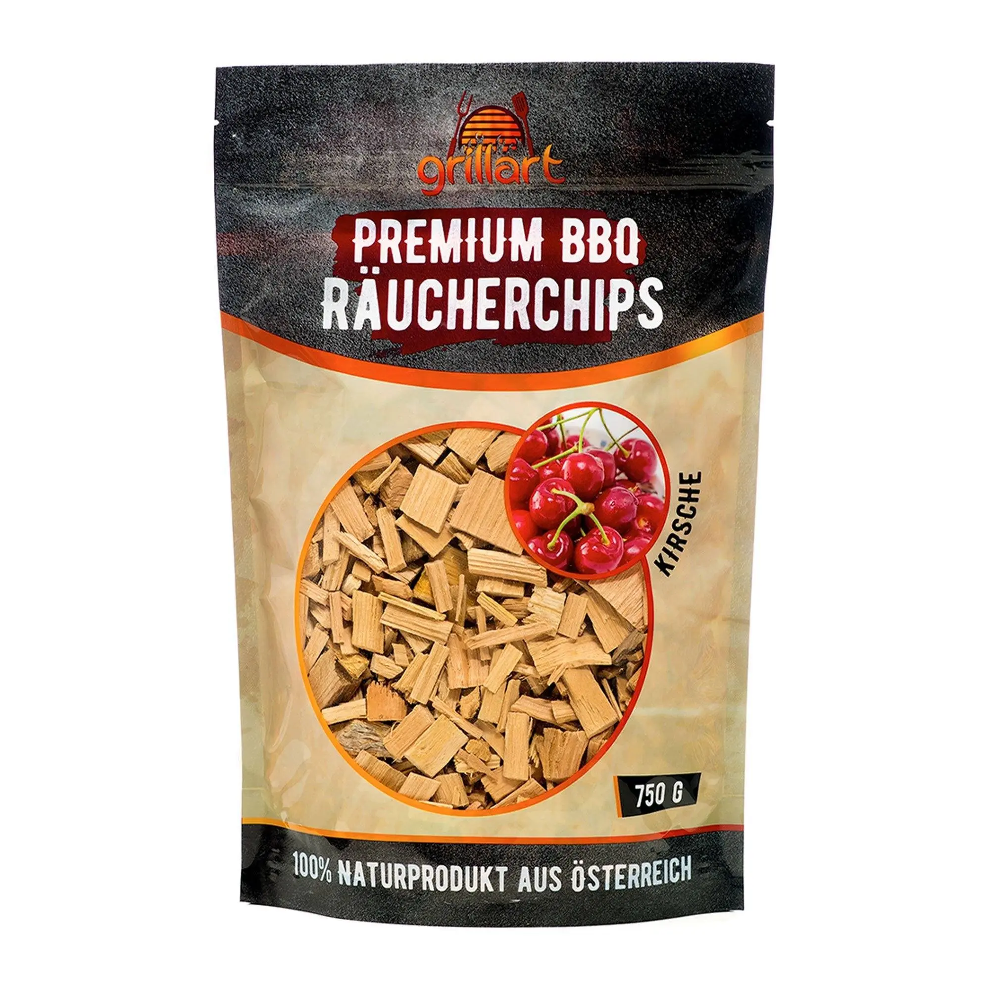 Premium BBQ Räucherchips - 750g - Kirsche