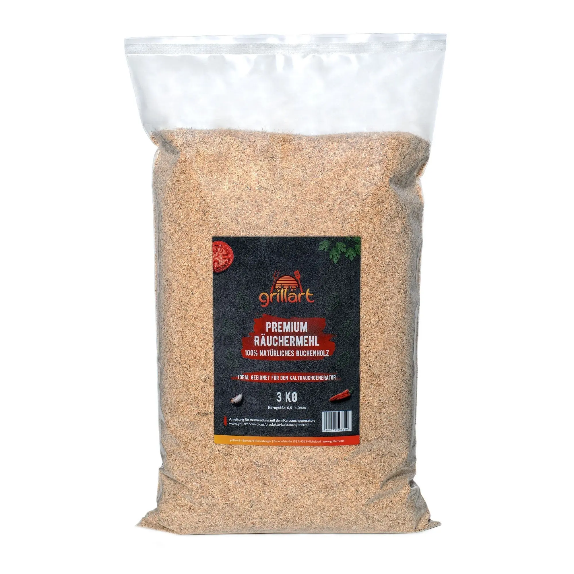 Premium Räuchermehl aus Buchenholz - 3KG