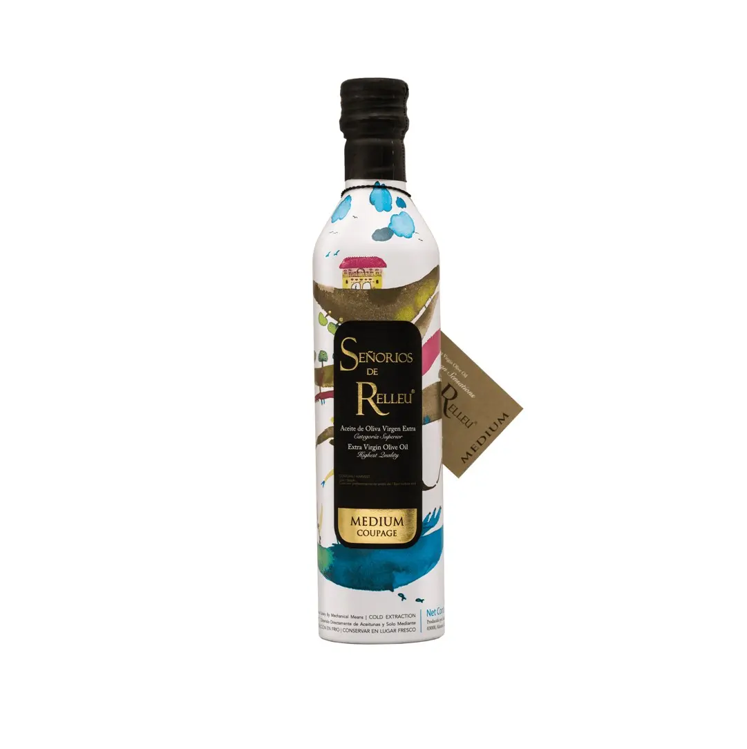 Aceite de Oliva Virgen Extra 500 ml MEDIUM COUPAGE en botella de Aluminio