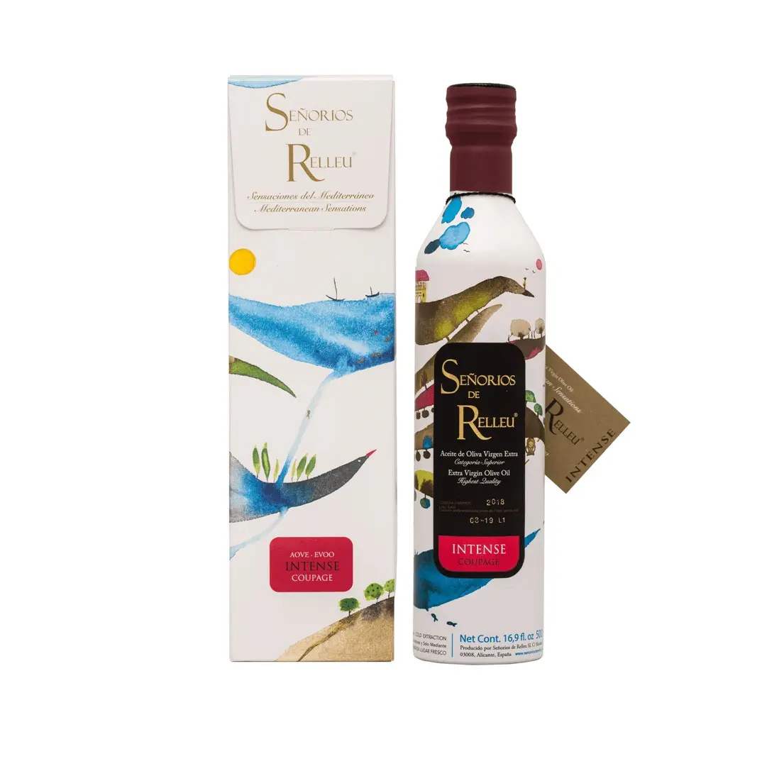 Aceite de Oliva Virgen Extra 500 ml INTENSE COUPAGE en Estuche de Regalo