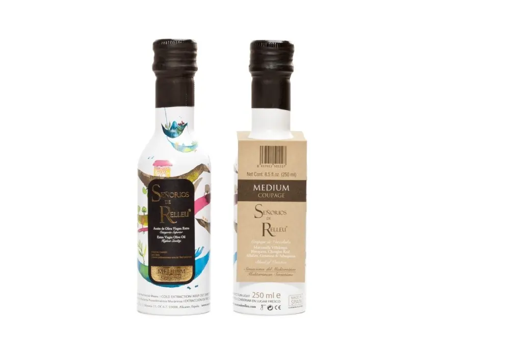 Aceite de Oliva Virgen Extra 250 ml. MEDIUM COUPAGE en botella de aluminio