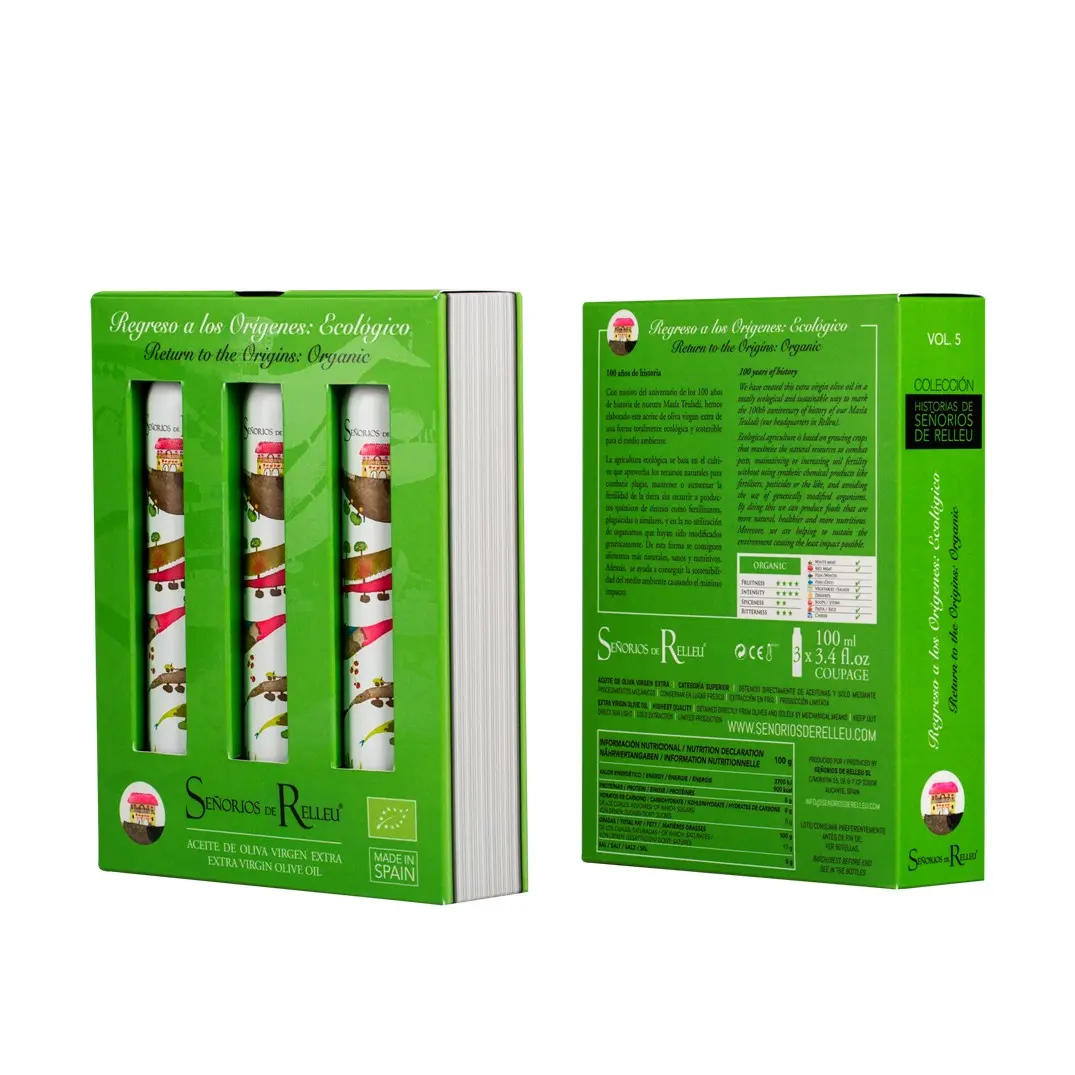 Estuche de REGALO "REGRESO A LOS ORIGENES": ECOLOGICO de 3 botellas de 100 ml ecologicas