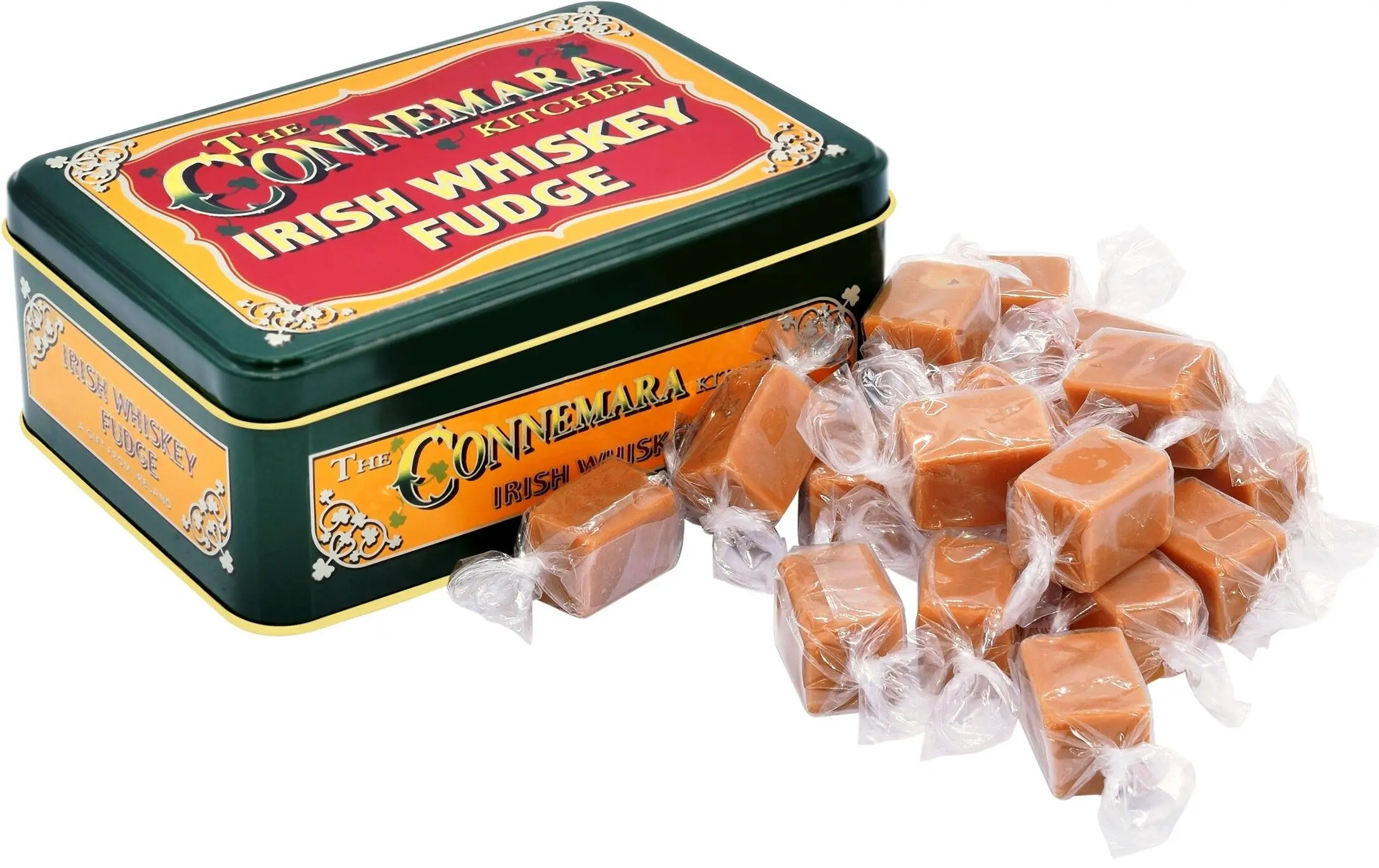 Tin of whiskey flavour fudge